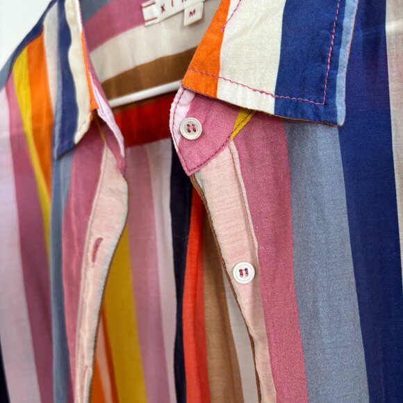 XiRENA Colorful Stripe Beau Blouse - Picture 4 of 4